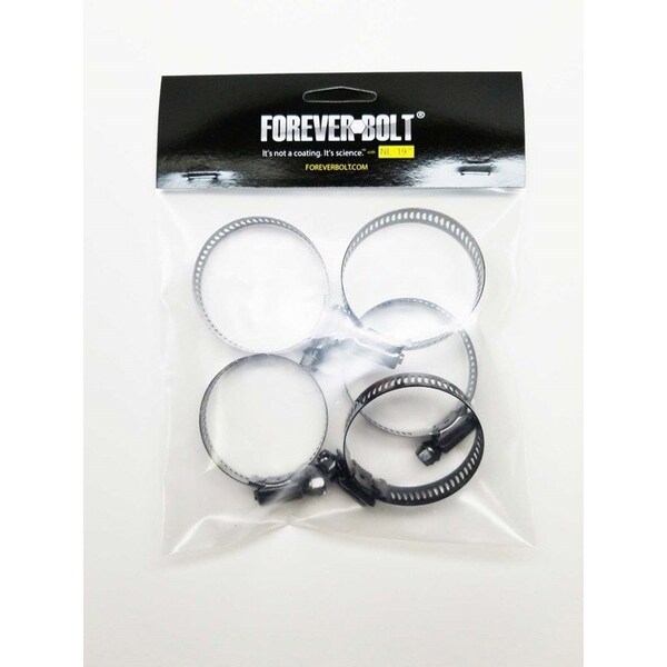 13/16 in to 1-3/4 in. SAE 20 Black Hose Clamp Stainless Steel Band